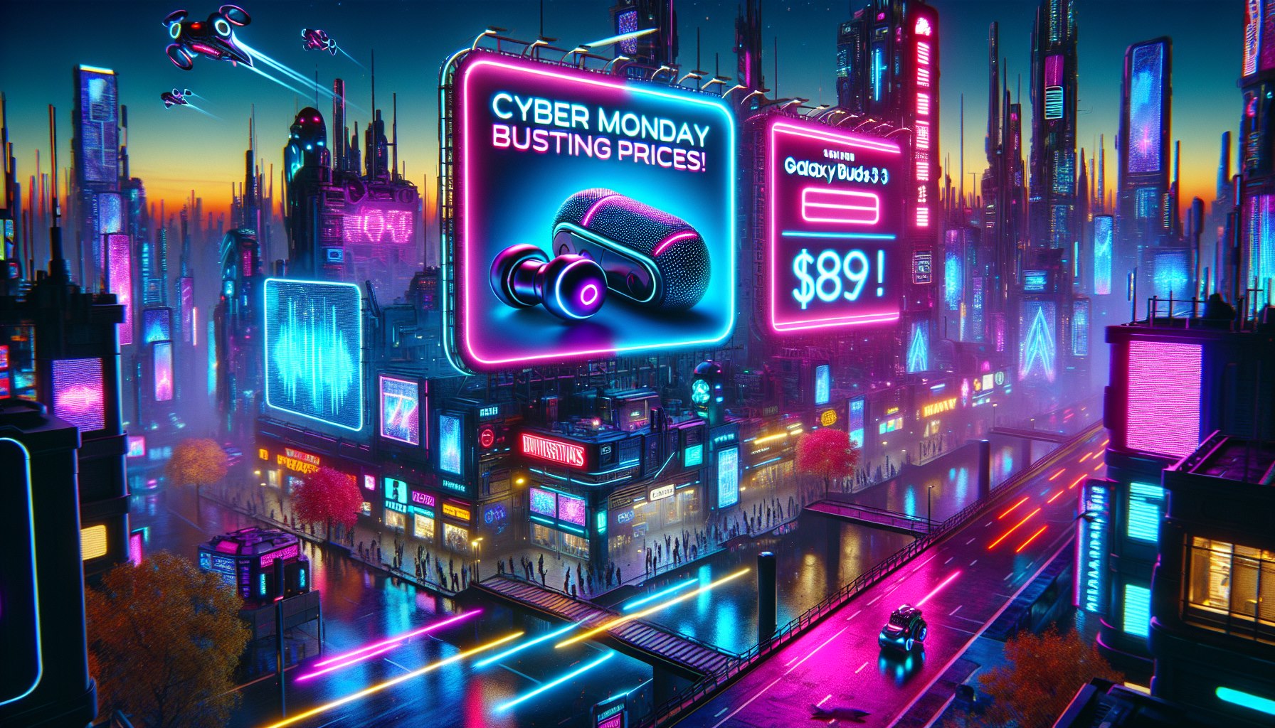 Киберпонедельник взрывает цены! Samsung Galaxy Buds3 Pro всего за $89!