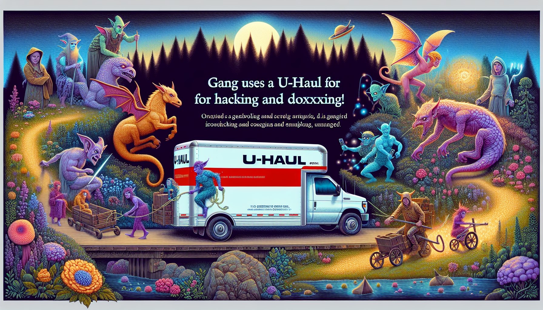 Банда использует U-Haul для взлома и доксинга!