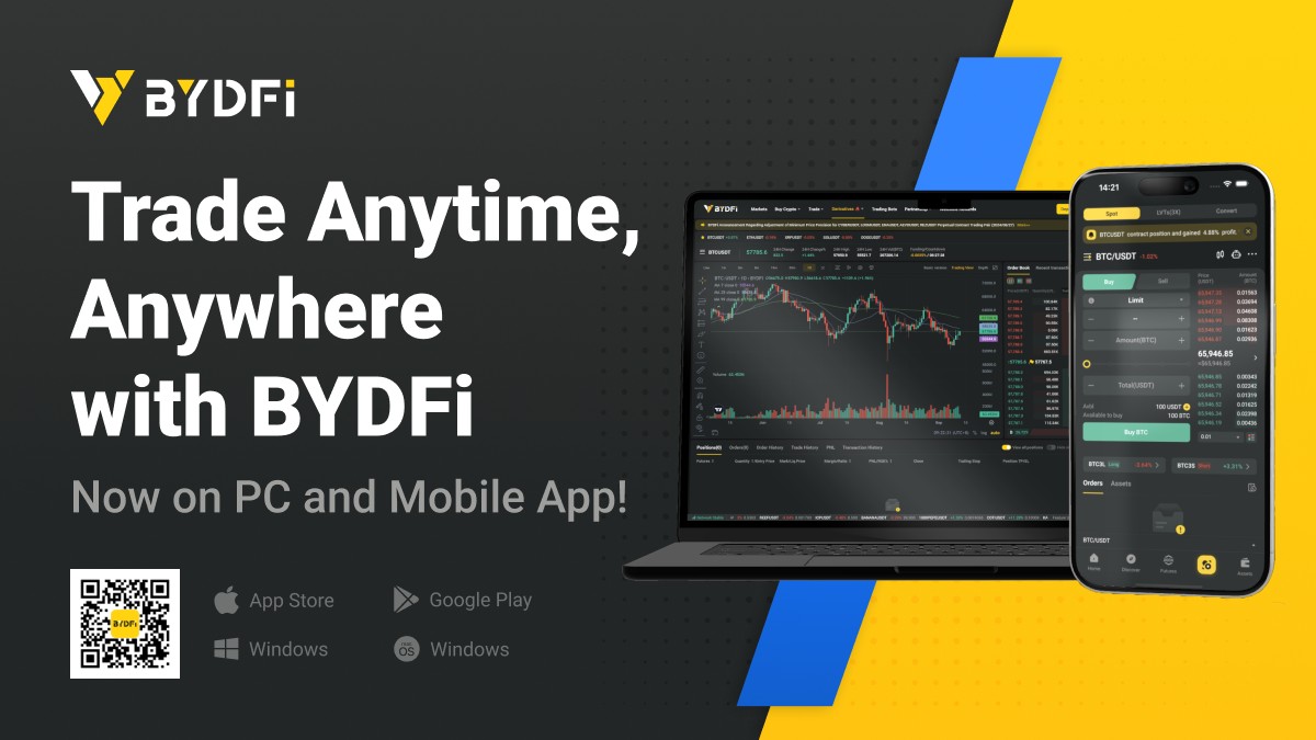 Руководство для начинающих по торговле криптовалютой с низкими комиссиями на BYDFi